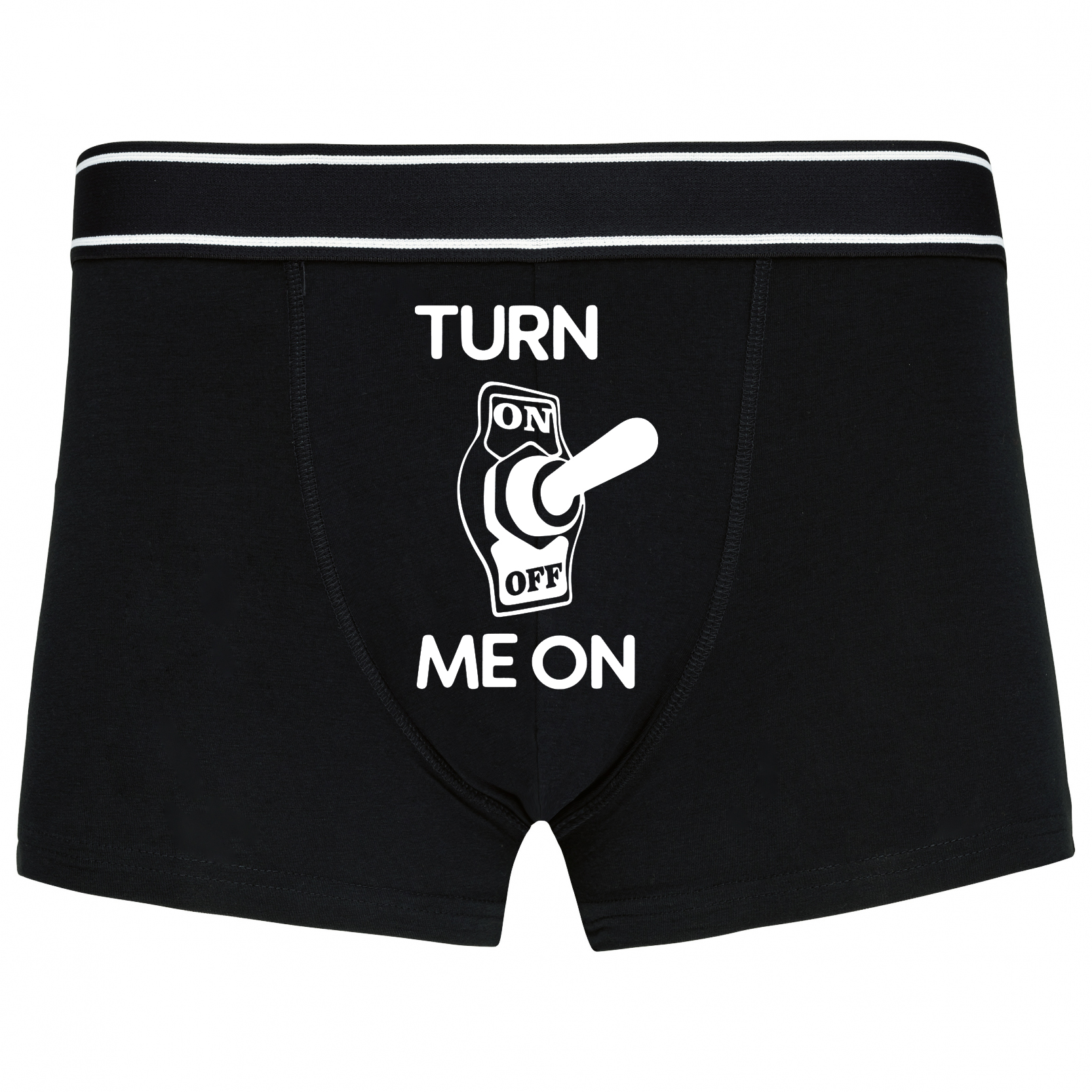 Мъжки боксерки с щампа - Turn Me ON