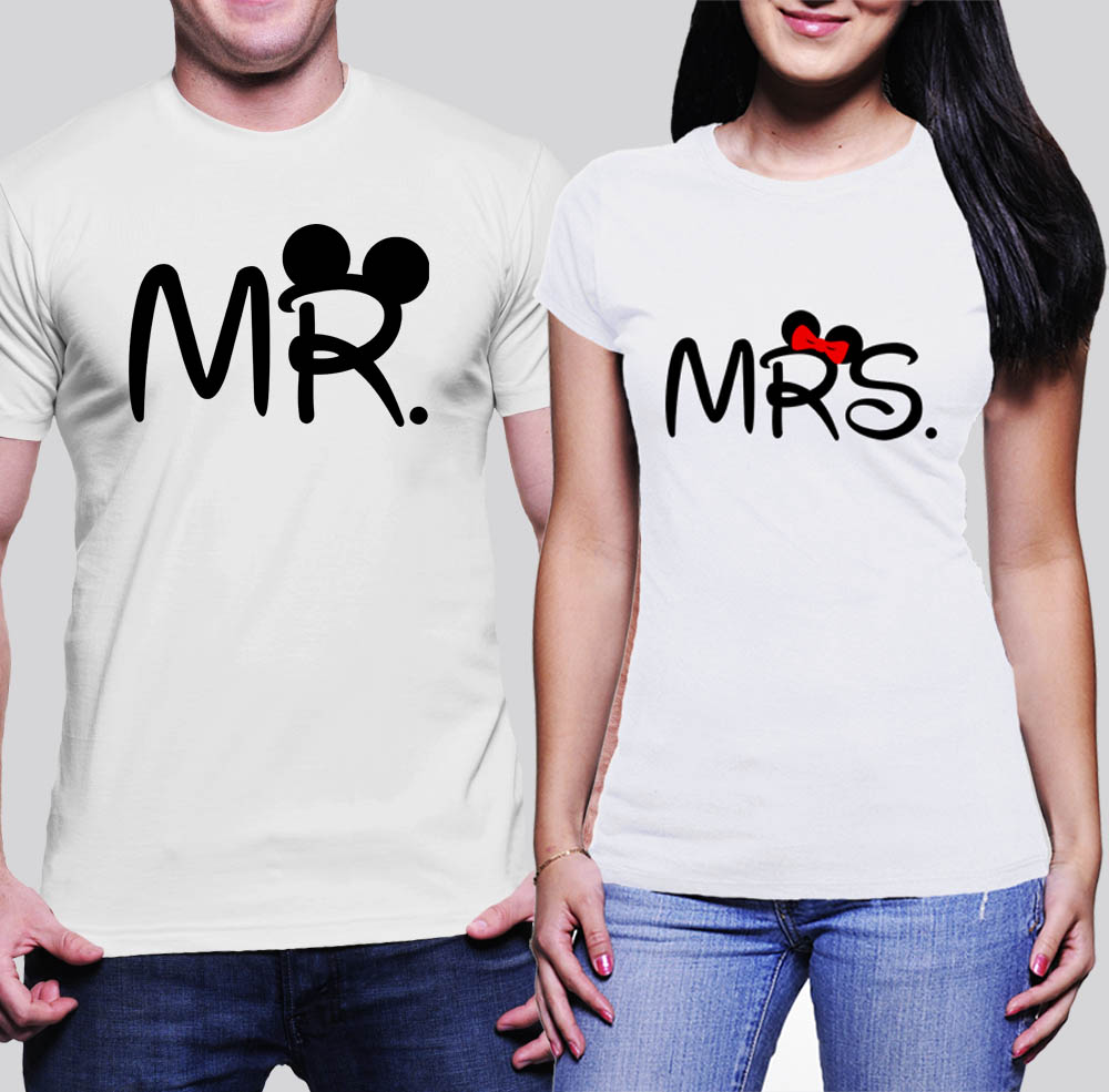Тениски за влюбени - MR &amp; MRS