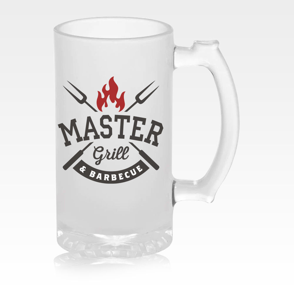 Стъклена халба за бира Grill Master