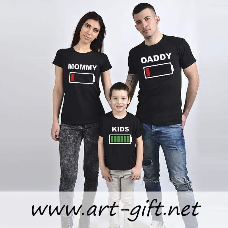 Комплект тениски - Mommy, Daddy and Kids