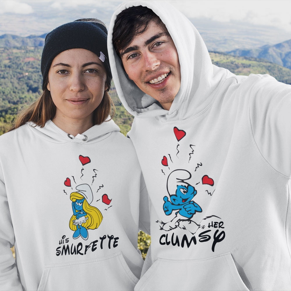 Комплект суичъри - Family Smurfs