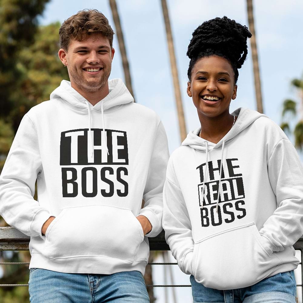 Комплект суичъри - The boss, the real boss