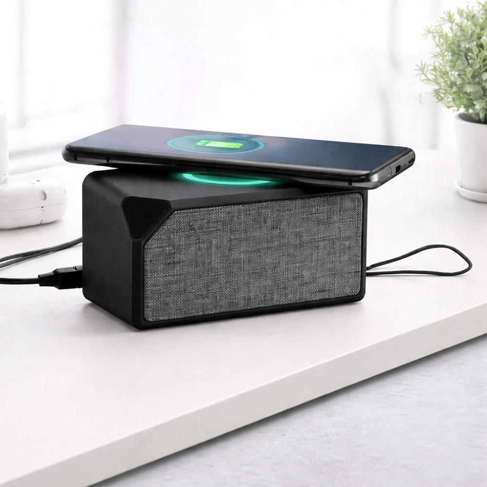 Bluetooth колонка-безжично зарядно GRUBBS