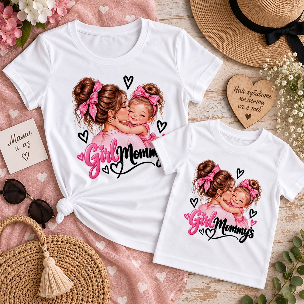 Комплект тениски - Mammy s and Girl
