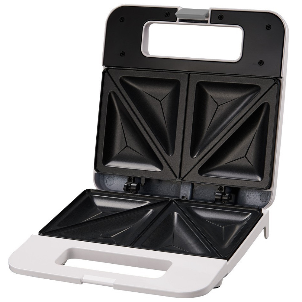 Сандвич тостер Esperanza EKT010W Parmigiano, 1000W, Четири сандвича, Тефлонови плочи, Бял