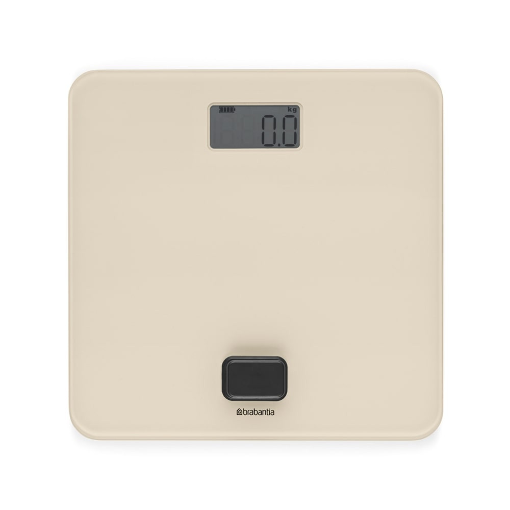 Кантар Brabantia ReNew 1006263, Работа без батерии, До 150 кг, LCD дисплей, Бежов