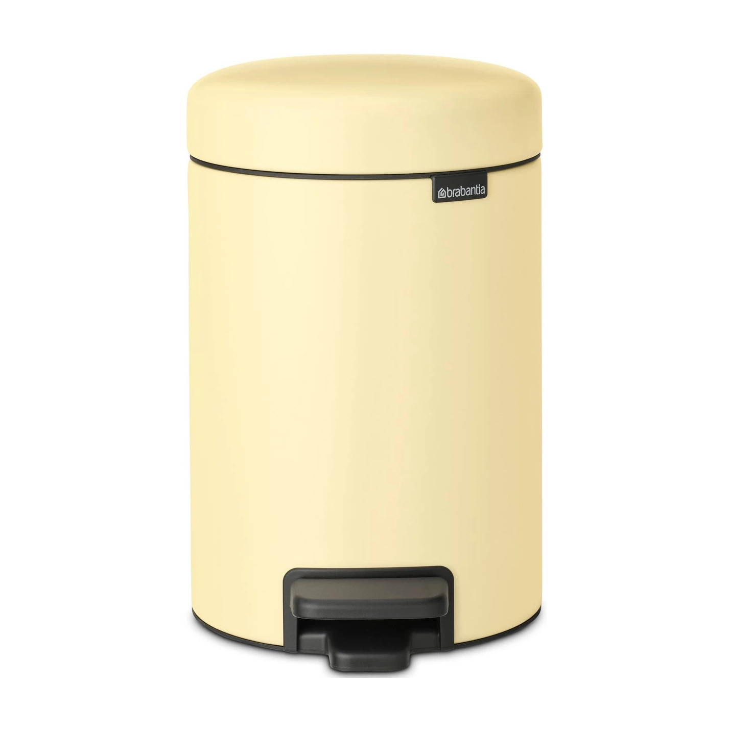 Кош за боклук с педал Brabantia NewIcon 1008836, 3 л, Плавно затваряне, Противоплъзгаща…