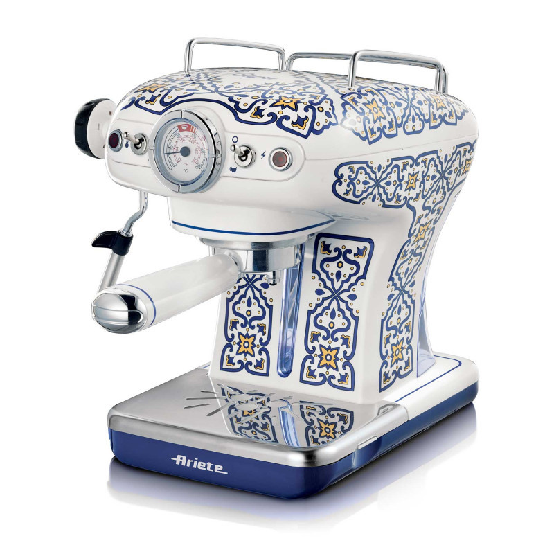 Кафемашина Ariete Capri 1389/1C, 850W, 15 bar, 0.9 л, Стиймър за мляко, Мляно и ESE…
