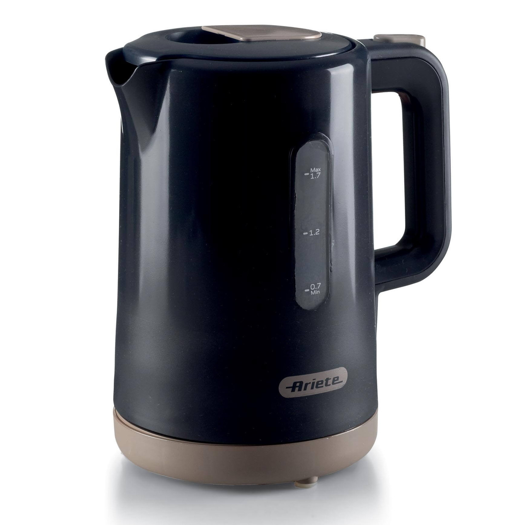 Електрическа кана Ariete BREAKFAST 2846/00, 2200W, 1.7 л, Автоматично изключване, Подвижен филтър, Тъмносив