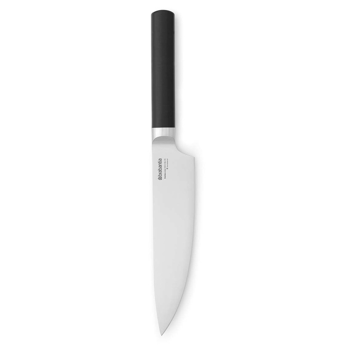 Нож Brabantia Profile 1003293, 12.5 см, Закалена стомана, Устойчив на надраскване и корозия, Черен