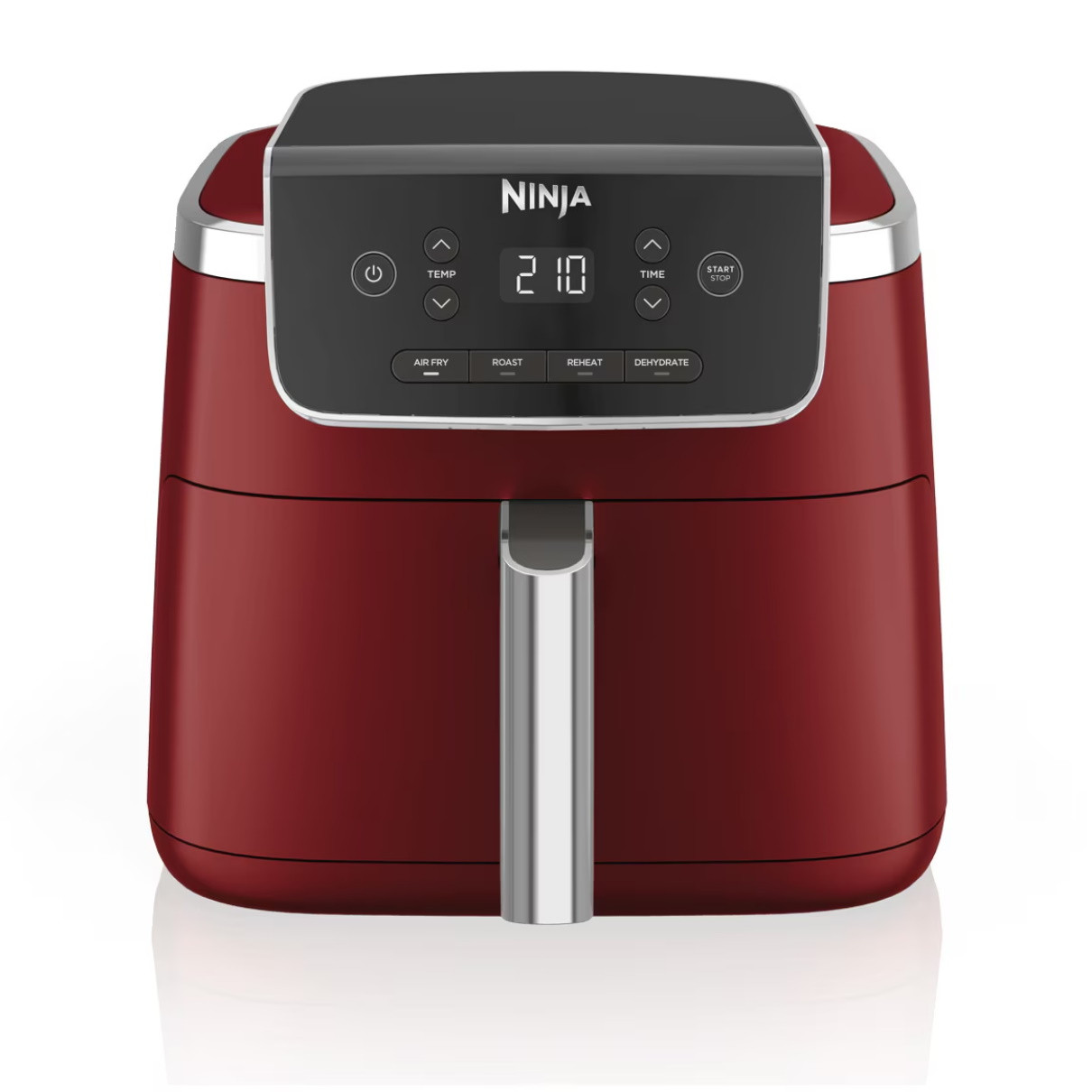 Фритюрник с горещ въздух Ninja AF140EUCM PRO, 1750W, 4.7 л, 40-240C, 4 програми, Таймер, AirCrisp, Незалепващо покритие, Бордо
