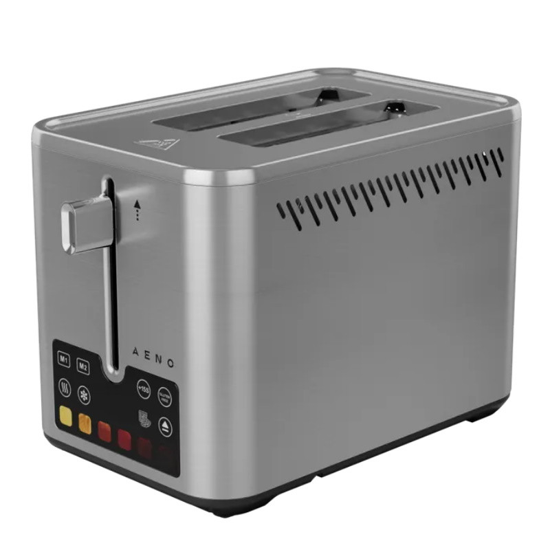 Тостер за хляб AENO ATS0004, 950W, 2 филии, 6 степени, 3 функции, Подвижна тава за…