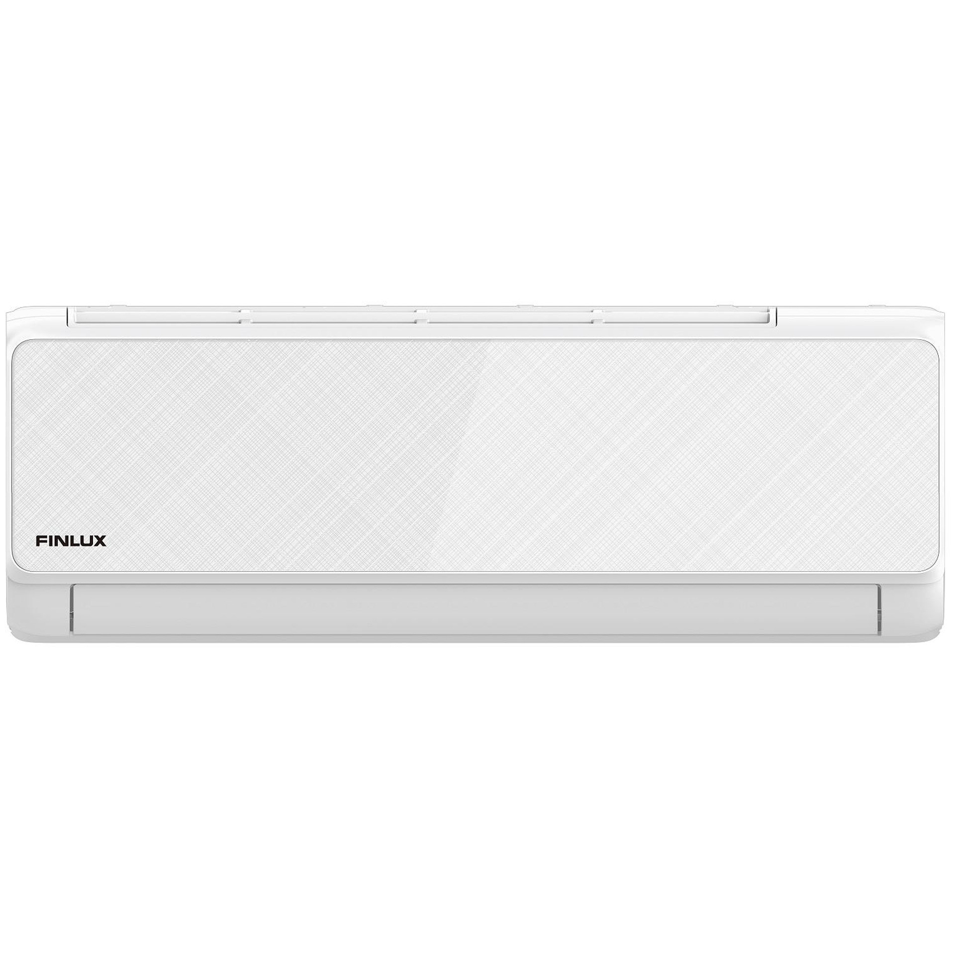 Инверторен климатик Finlux 18QUA58LIS, 18000 BTU, А+++, 40 м2, Wi-Fi, Плазмен филтър, 4D обдухване, Работа при -25C, Бял