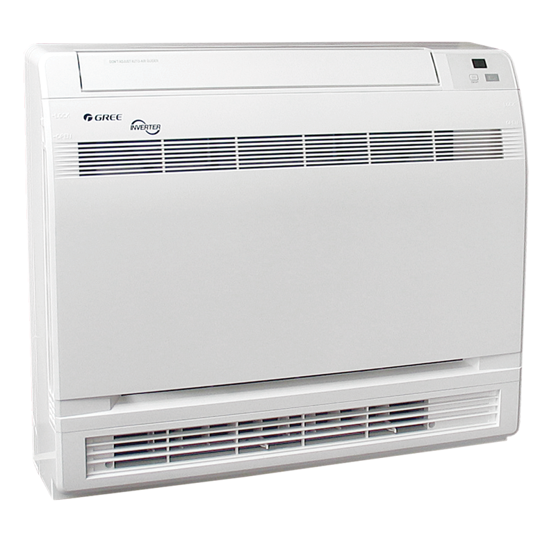 Инверторен климатик Gree GEH12AAXD/K6DNA1A, 12000 BTU, 23 м2, A++/A+, Подов, Wi-Fi, Бял