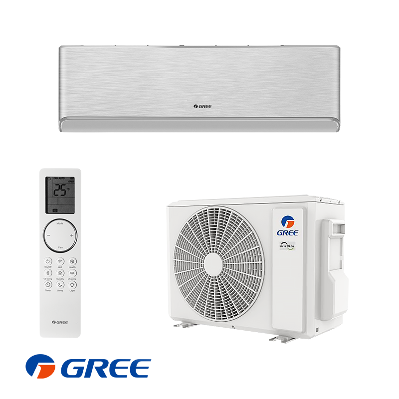 Инверторен климатик Gree Airy GWH09AVCXB-K6DNA1B, 9000 BTU, 19 м2, A+++, Wi-Fi, R-32…