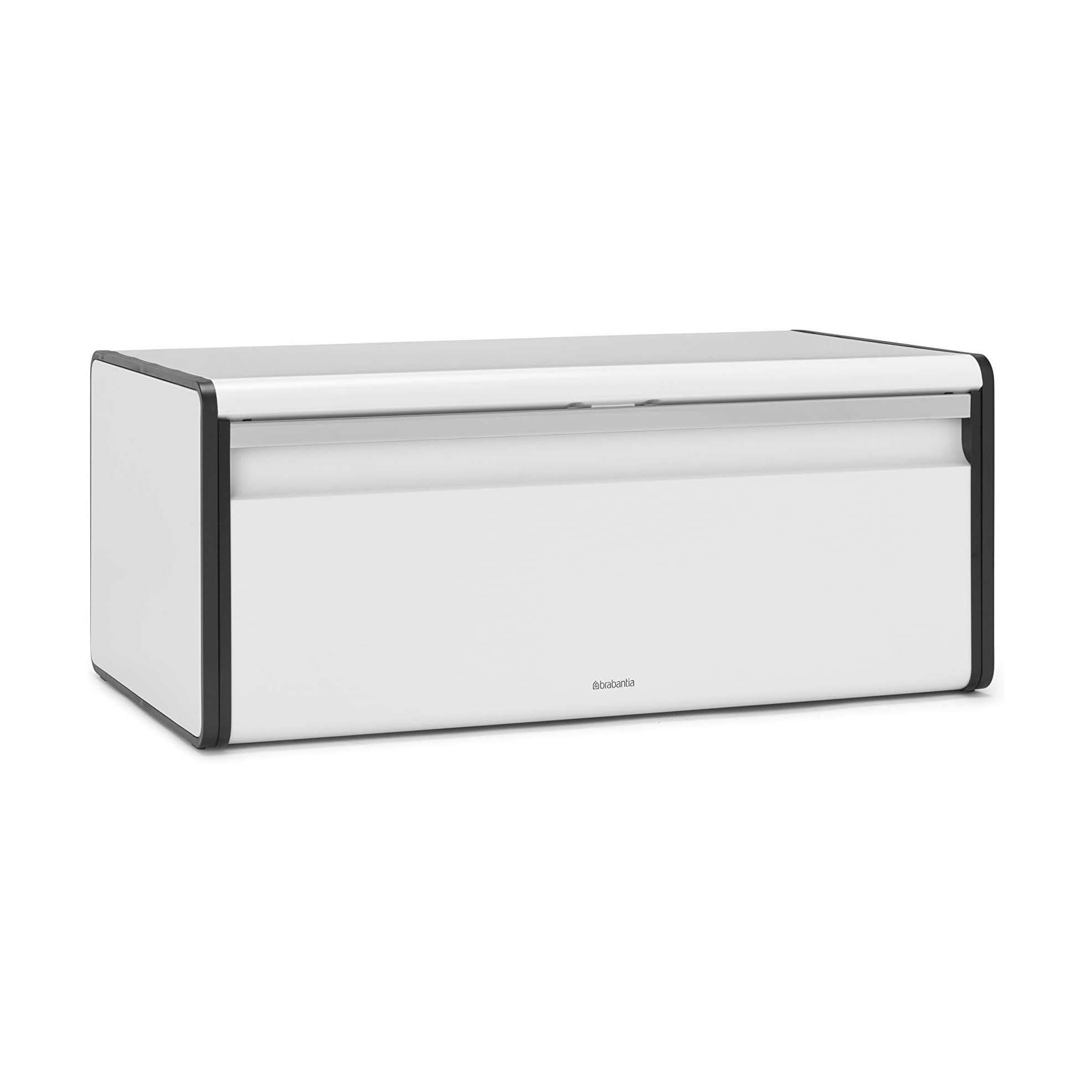 Кутия за хляб Brabantia Fall Front 1003246, 18 л, 46.5х25 см, Стенен монтаж, Без пръстови отпечатъци, Бял