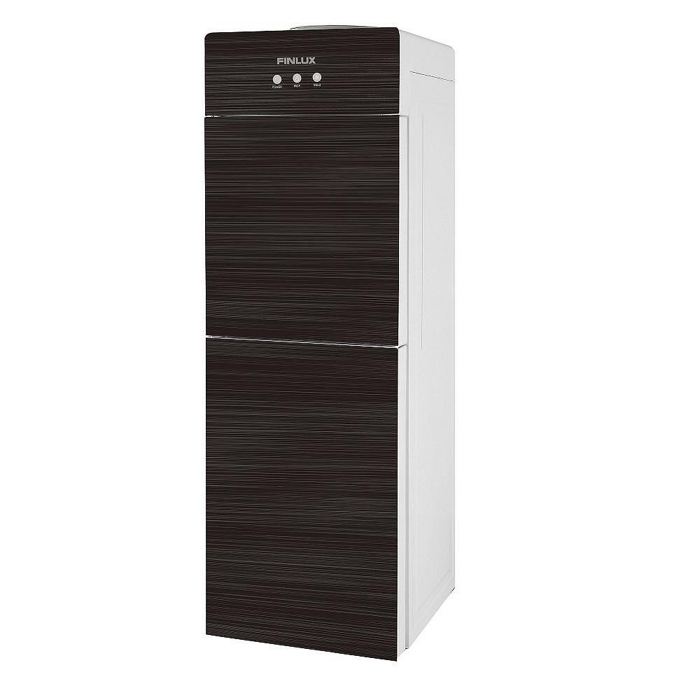 Диспенсър за вода Finlux FWD-2044DG, 655W, 10-95C, Охлаждане 0.7 л/час, Затопляне 5 л/час, 3 температурни режима, Черен/Инокс