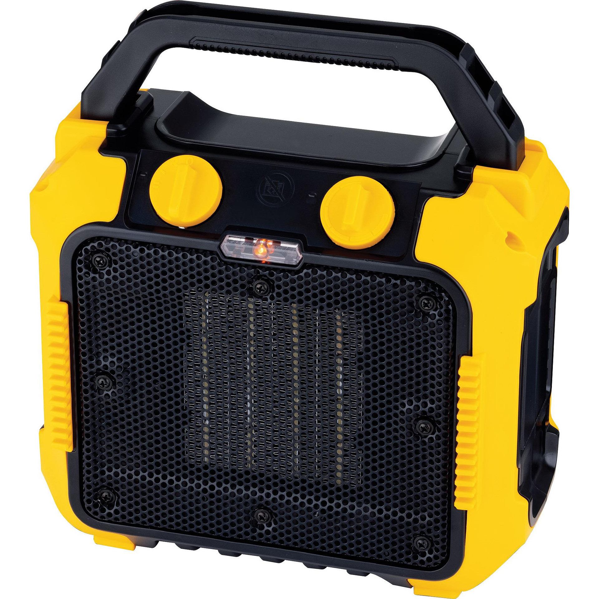 Керамична печка за отопление ELITE ECH-1372, 2000W, До 20 м2, 3 степени, Защита срещу преобръщане, Черен/жълт