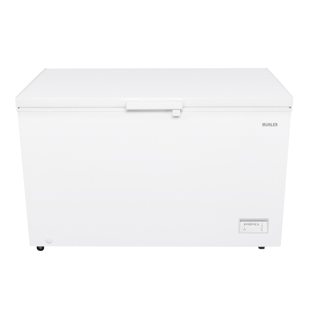 Фризерна ракла Muhler CF400WE, 371 л, Клас E, 40 dB, R600a, Бял