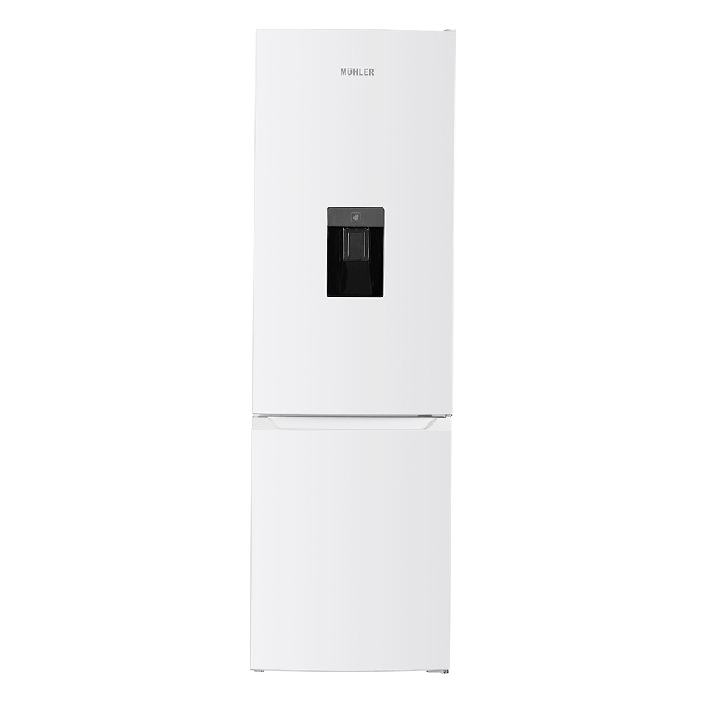Хладилник Muhler SC180DWE, 260 л, Клас Е, Реверсивни врати, Диспенсер за вода, Бял
