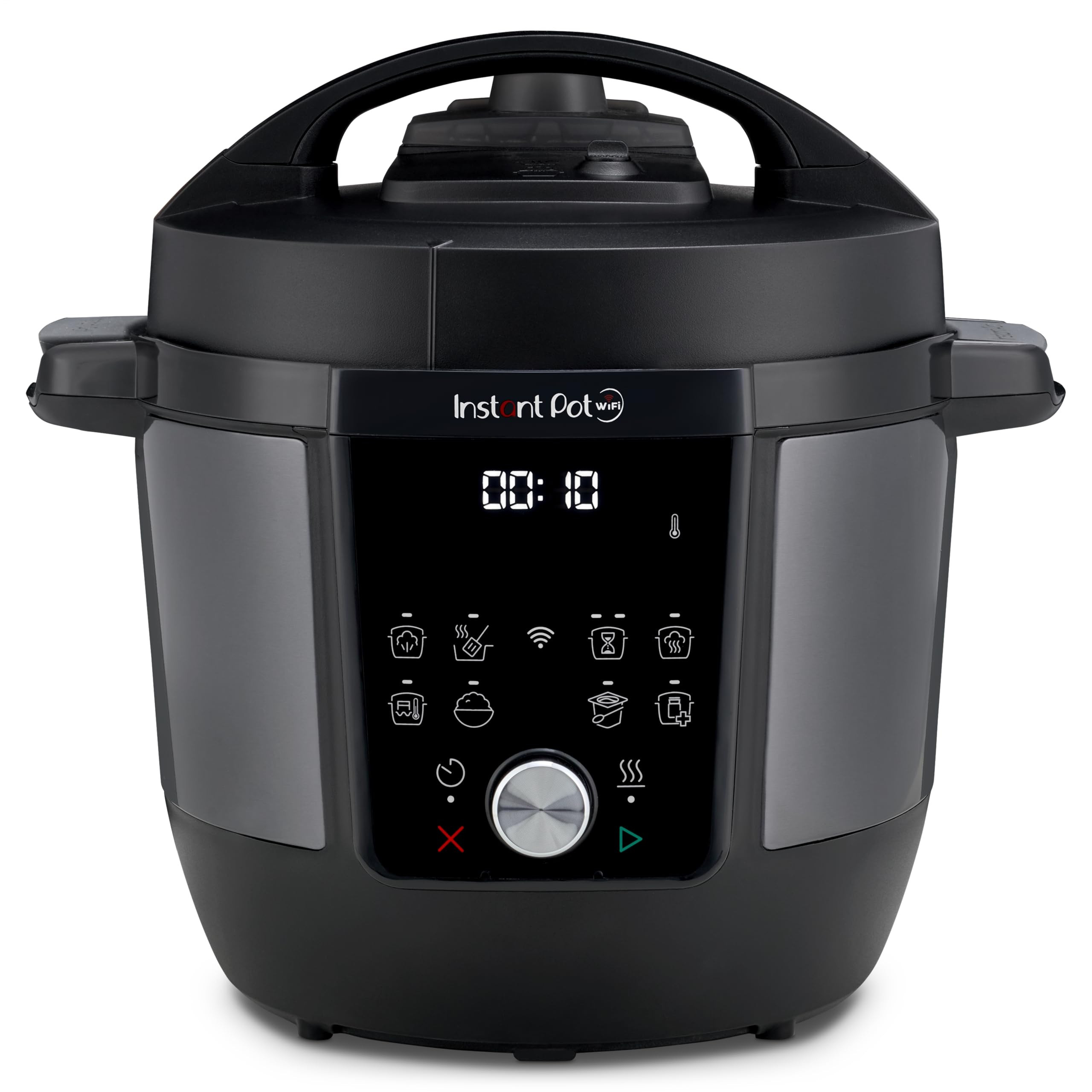 Мултикукър Instant Pot Plus 60 WiFi, 1000W, 5.7 л, 9 програми, WiFi управление, LCD дисплей, Неръждаема стомана, Черен