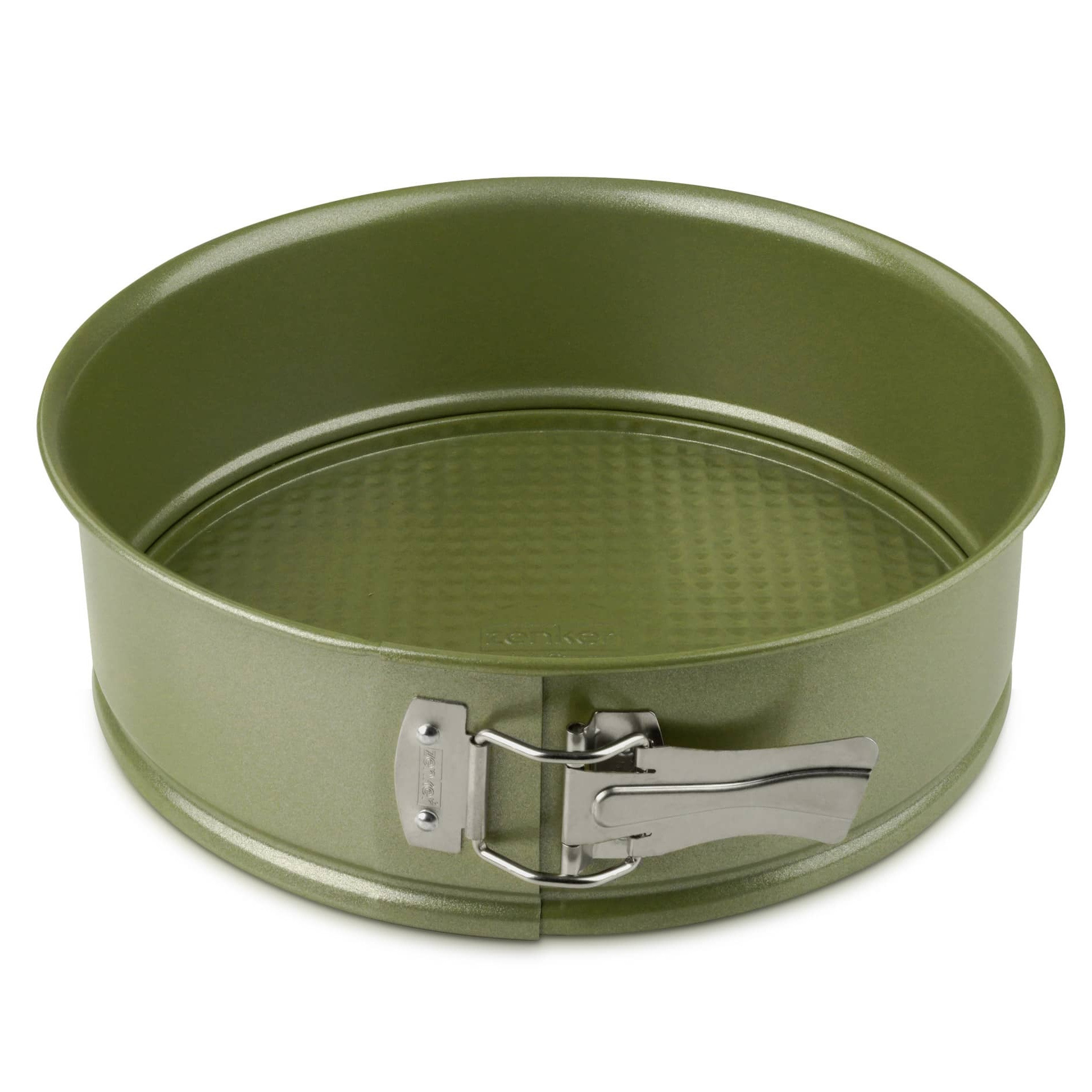 Форма за печене с падащо дъно Zenker 7451, Кръгла, 24x7.5 см, ILAG Maximizing Green покритие, До 180C, Зелен