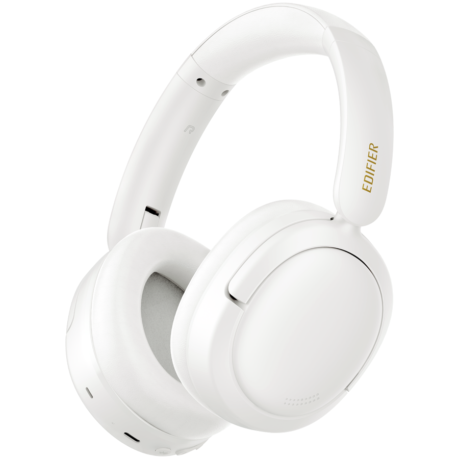 Безжични слушалки Edifier W800BT SE-WH, 40 мм, До 45 часа, Bluetooth 5.4, AI шумоизолация, Multipoint, Гейминг режим, Бял