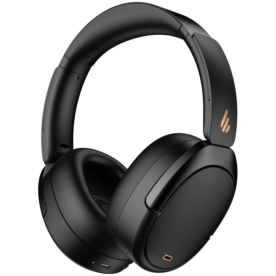 Безжични слушалки Edifier WH950NB Black, 40 мм, 55 часа, Динамични драйвери с титаниево покритие, 3 режима, Таймер, Bluetooth V5.4, ANC, ENC, Hi-Res, Черен