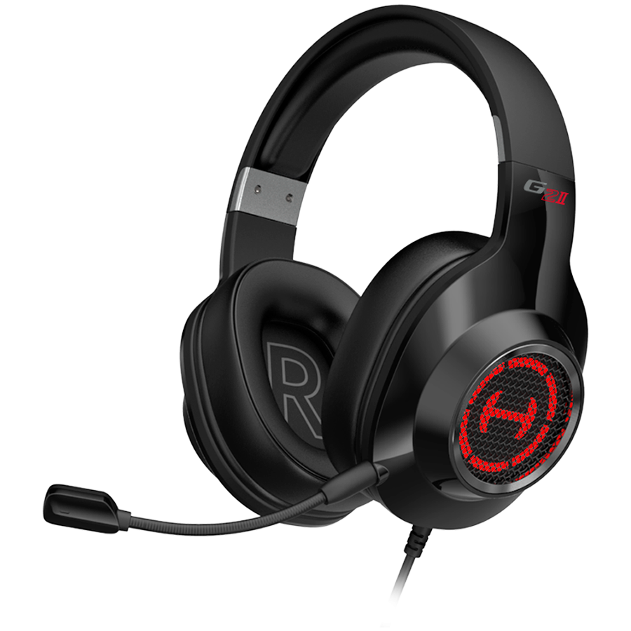 Геймърски слушалки Edifier G2 II USB, 50мм говорители, 7.1 surround, Noise-Canceling микрофон, NdFeB, RGB, Черен