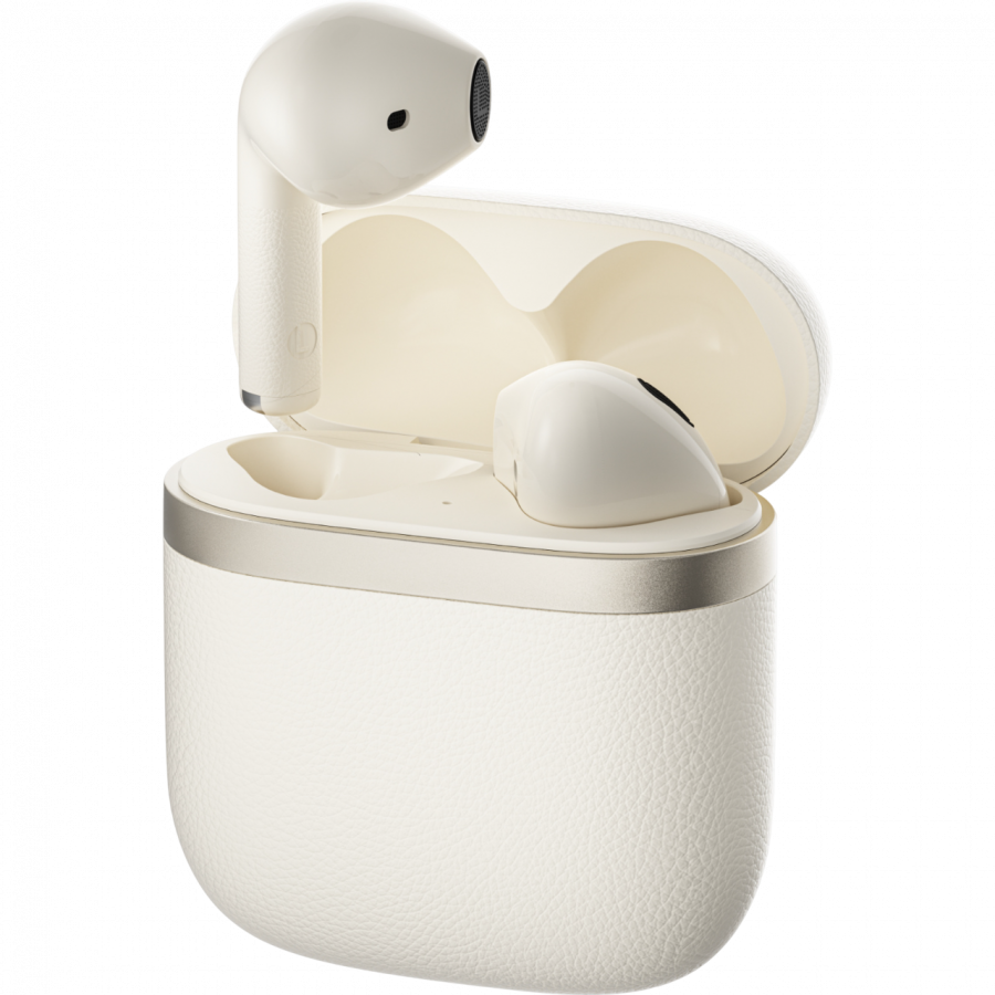 Безжични слушалки Edifier W200Ts, Шумопотискане, Bluetooth 5.4 AptX, До 4 часа, IP54, Бежов