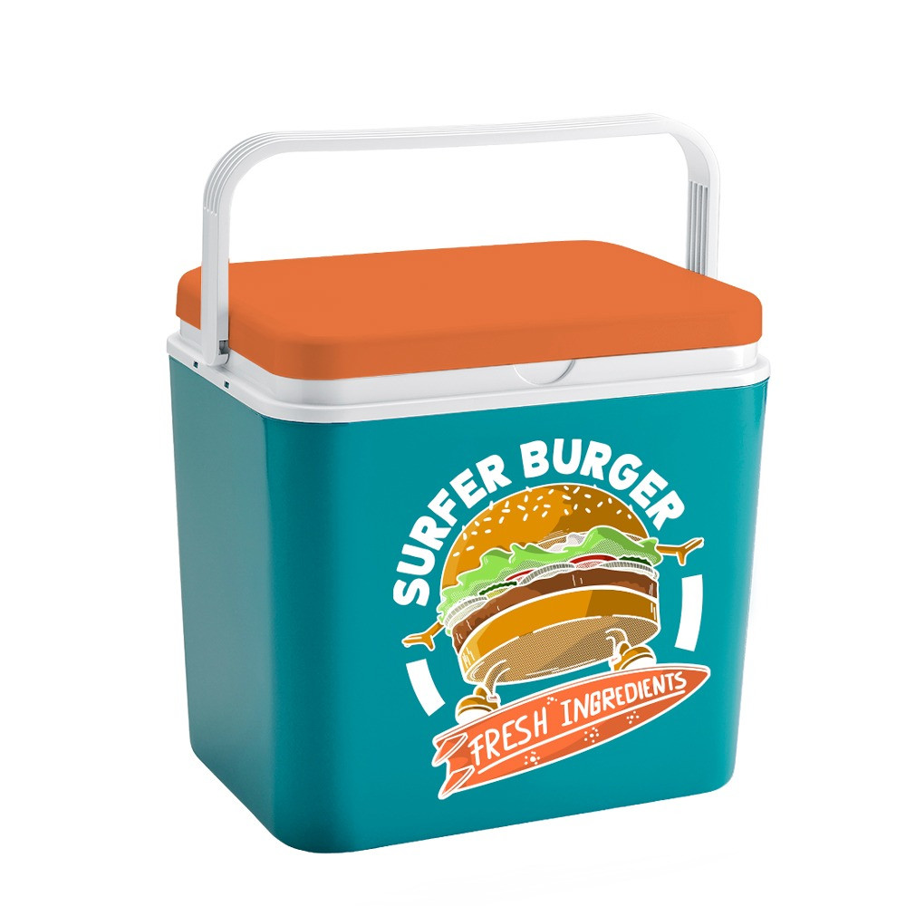 Хладилна кутия ATLANTIC Burger, 30 литра, Пасивна, Охлаждане, Без BPA, Многоцветен