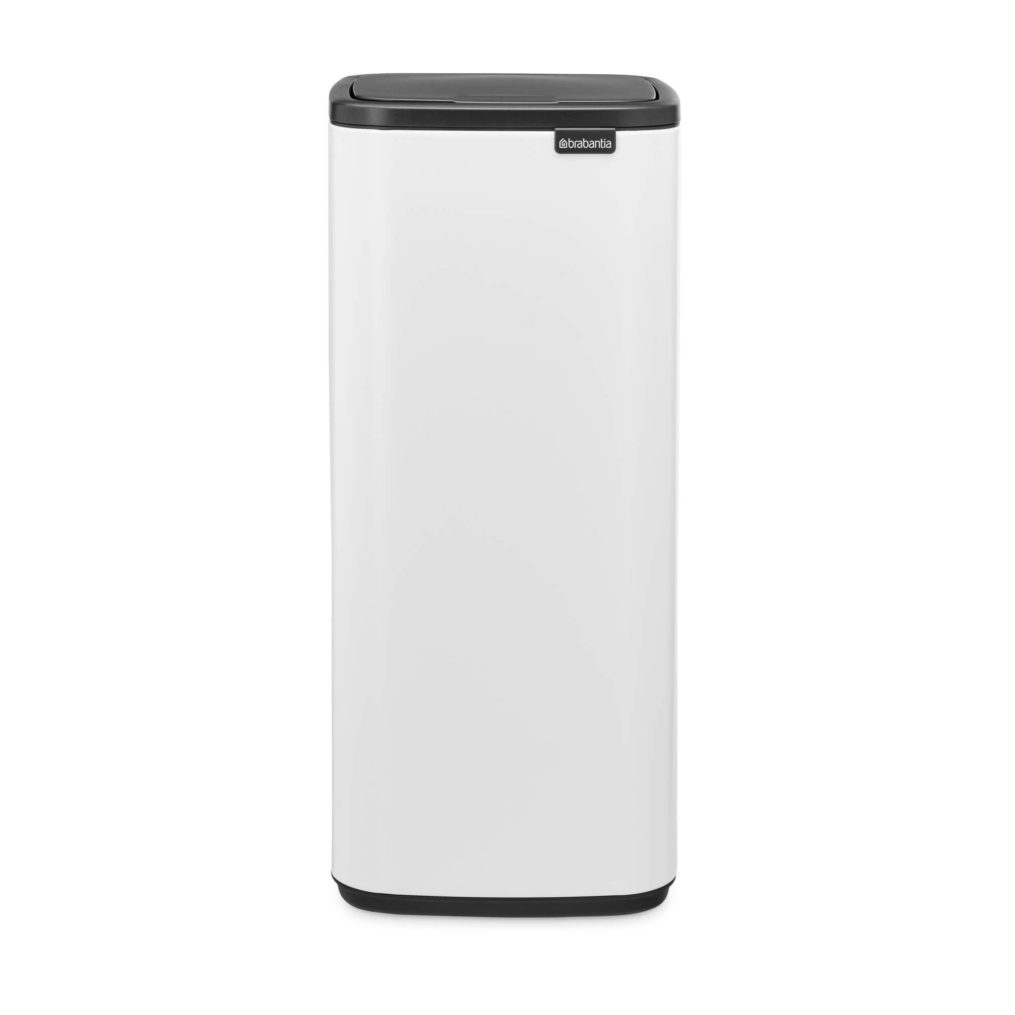 Кош за боклук Brabantia Bo Touch 1010121, 30 л, Плавно и безшумно отваряне, Голям отвор, Бял