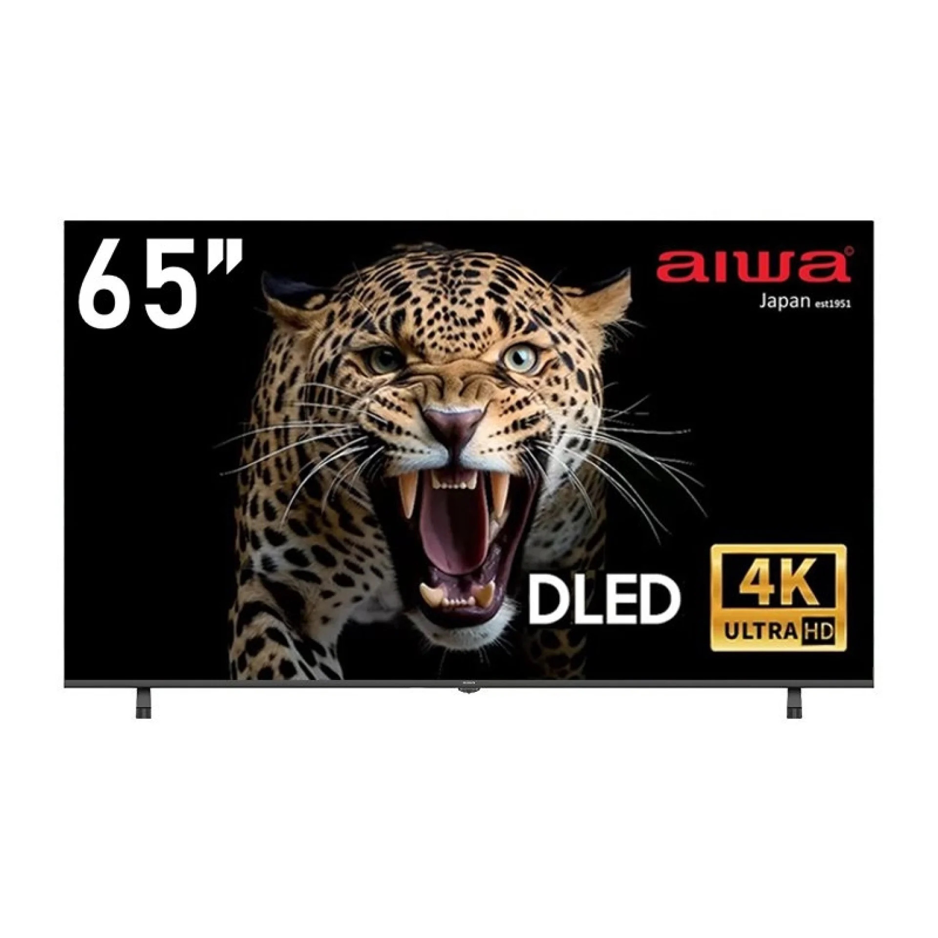 Телевизор AIWA TS-651N, 65'', 165 см, 4K UltraHD 3840 x 2160, Клас F, DLED, Wi-Fi, Bluetooth, TizenOS, Черен