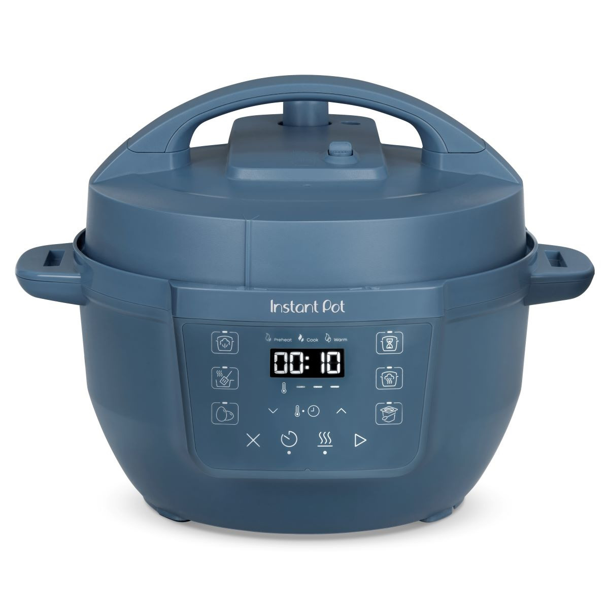 Мултикукър Instant Pot Classic Mini 140800701, 800W, 3.8 л, 7 програми, Favorite бутони, LCD дисплей, Неръждаема стомана, Син