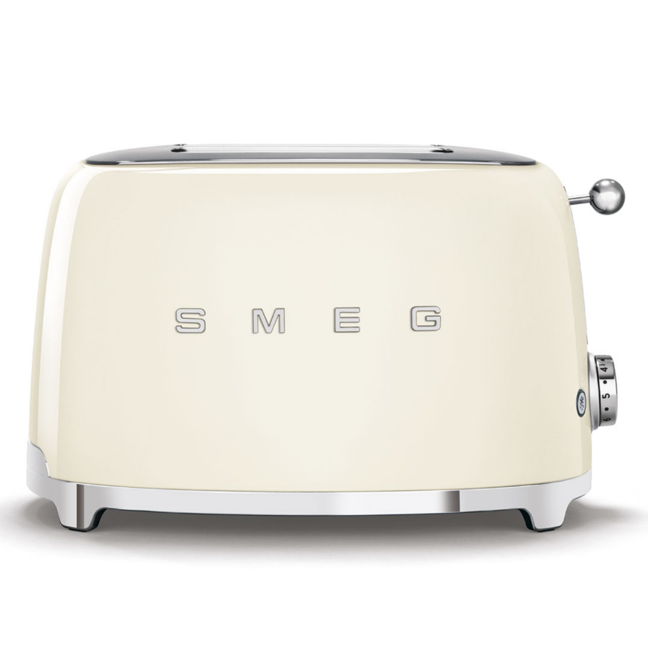 Тостер за хляб SMEG 50's Style TSF01CREU, 950W, 2 филии, 6 нива, Тавичка за трохи…