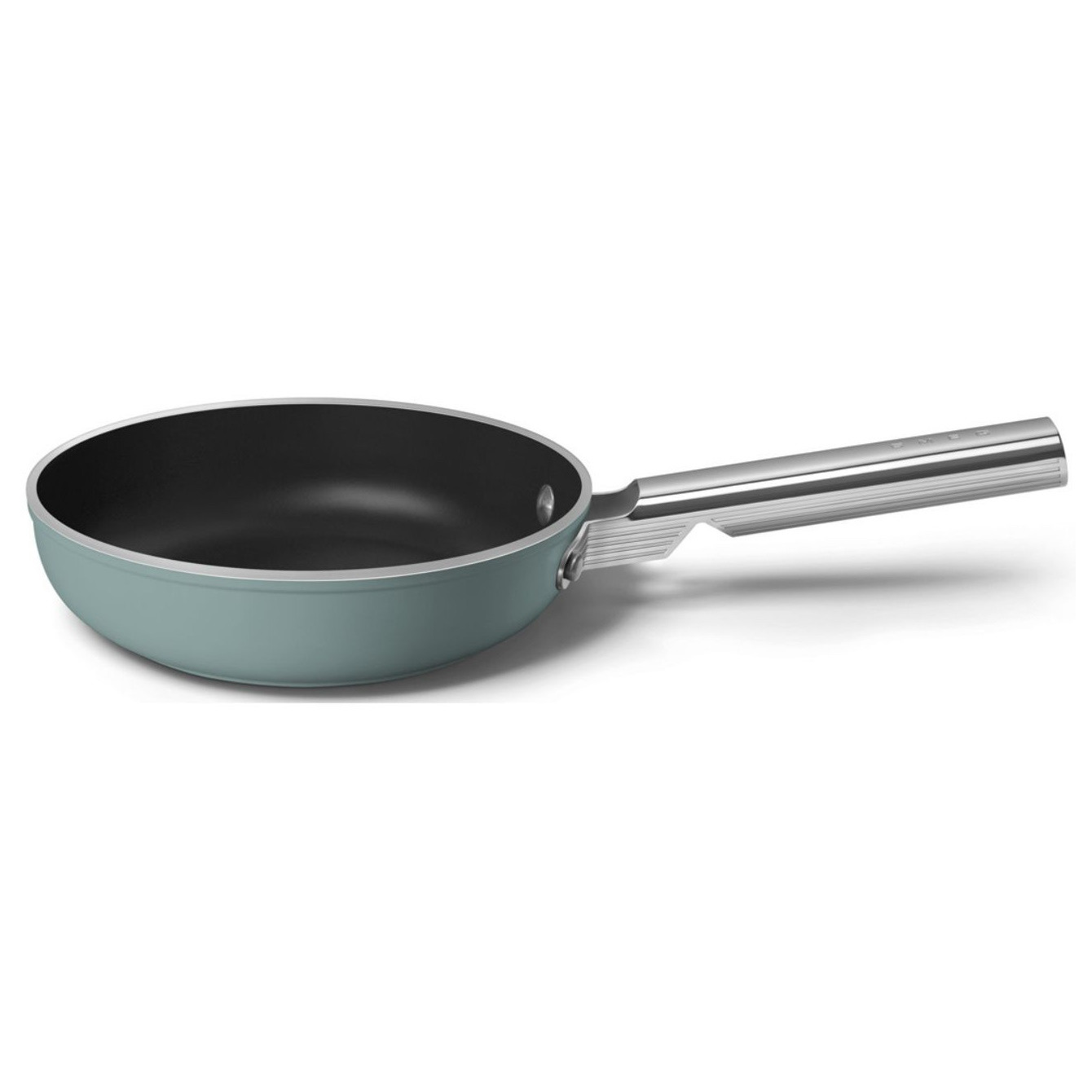 Тиган SMEG FPF2002EGM, 1.5 л, Ø20 см, Керамично незалепващо покритие, До 250°C, Без PFAS, Индукция, Изумрудено зелено