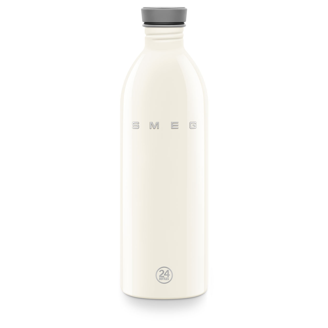 Бутилка Smeg Urban WBF02CR, 1 л, Херметично затваряне, Без ВРА, Неръждаема Стомана, Крем