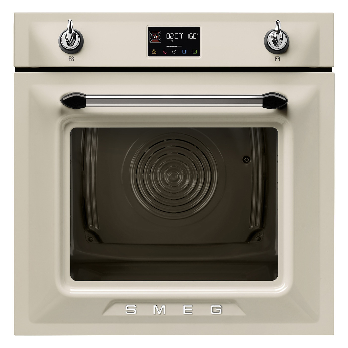 Фурна за вграждане Smeg SOP6902S2PP, 3000W, 68 л, Клас A++, 12 функции и 5 нива на готвене, Готвене чрез Комбинирана пара, Самопочистване, Таймер, 30-280C ...