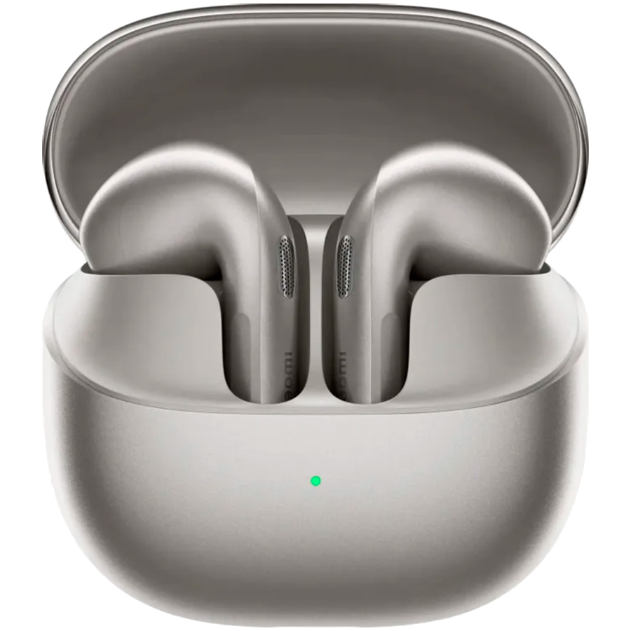 Слушалки Xiaomi Buds 6 M2540E1, 6 часа, Bt 5.4, Hi-Res, aptX Lossless, AI шумопотискане, ANC, 360° звук, IP54, Титаниевосив