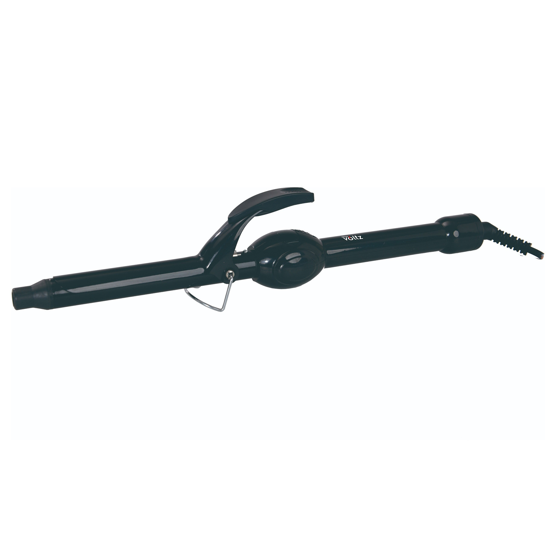 Маша за коса Oliver Voltz OV51102E19, 30W, 19 мм, До 190°C, LED индикатор, Въртящ се кабел на 360°, Черен