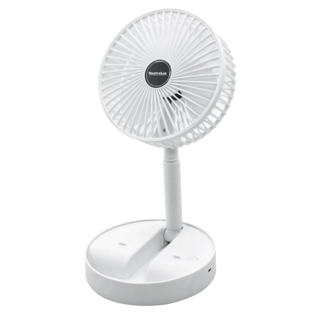 Вентилатор USB NostroLux NL51760F, 4.5W, 3 скорости, Автономия до 5 часа, Бял