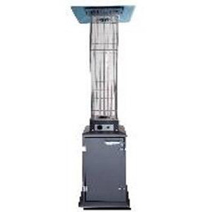 Газов отоплител Elite ODRGH-1368, 12.5 kW, Стомана с прахово покритие, Защитна решетка, Черен
