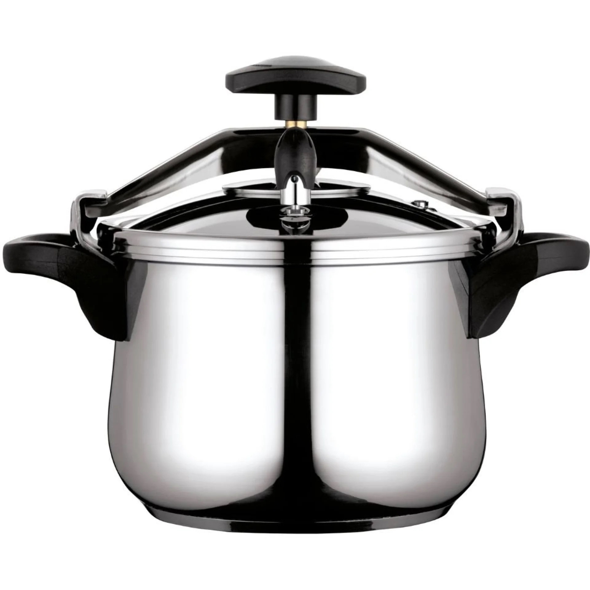 Тенджера под налягане Fagor Clasica 10L, 55 kPa, 24 см, Предпазен мост, 3 защити, Неръждаема стомана 18/10, Индукция, Сребрист