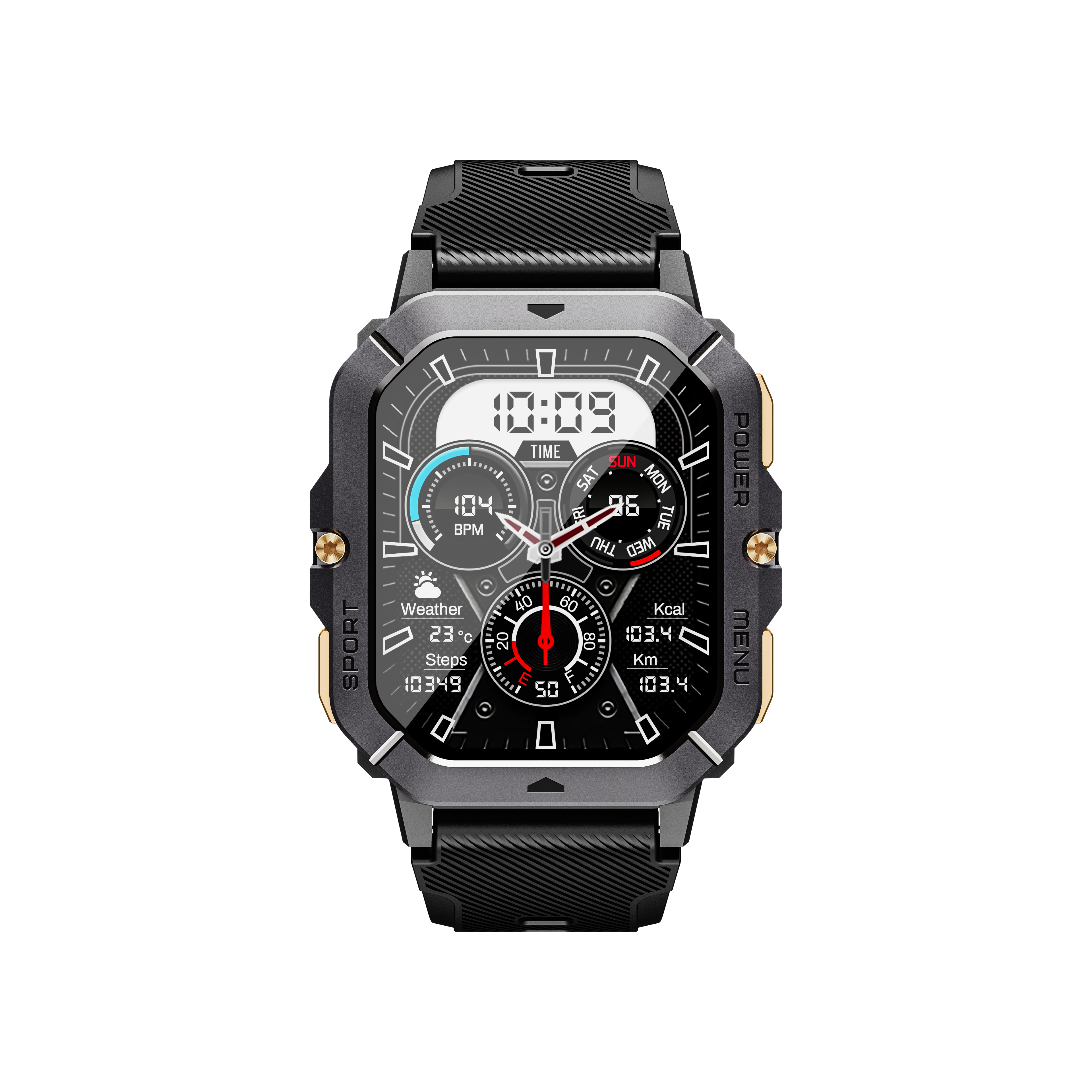 Oukitel Smart Watch BT101 2.02" 410mAh Black