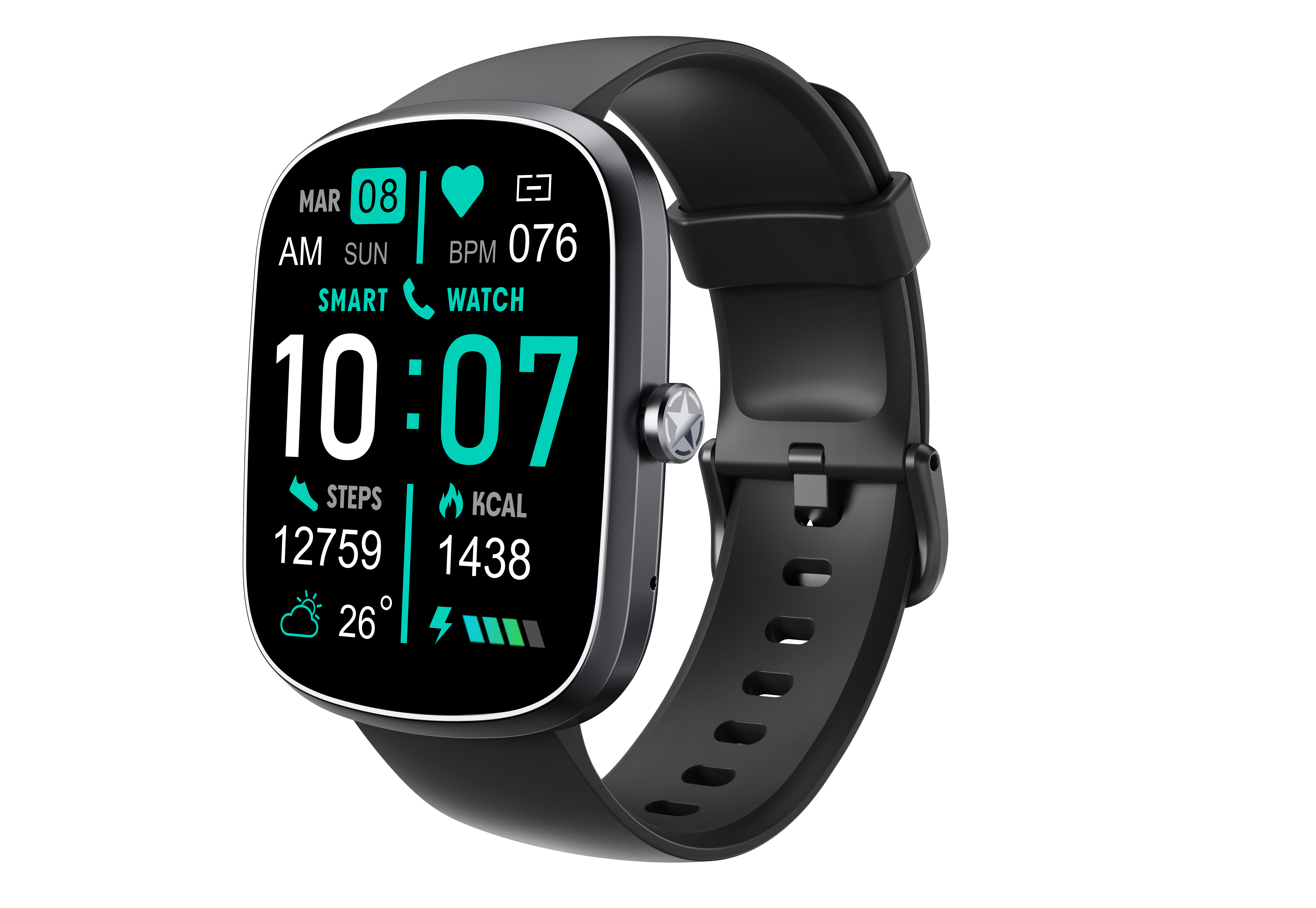 Oukitel Smart Watch V2 1.91" 220mAh Black