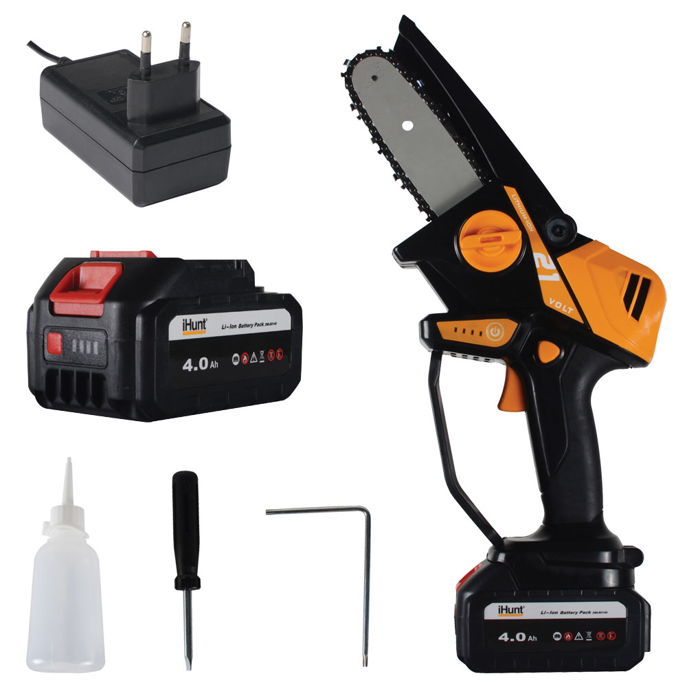 Мини верижен електрически трион iHunt Strong Chainsaw 21V Power