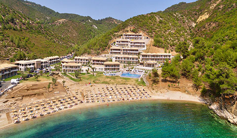 Ранни записвания: 3 нощувки със закуски и вечери в хотел Thassos Grand Resort 5*, о.Тасос, Гърция през Май и Юни! Дете до 5.99г. - безплатно!