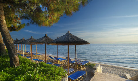 Ранни записвания: 3 нощувки със закуски и вечери в хотел Portes Beach 4*, Халкидики, Гърция през Май! Дете до 11.99г. - безплатно!