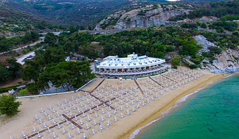 Ранни записвания: 3 нощувки, Ultra All Inclusive в хотел Tosca Beach 4*, Кавала, Гърция през Май! Две деца до 11.99г. - безплатно!