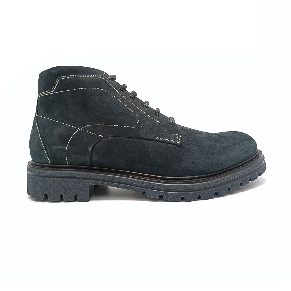 Мъжки боти от естествена кожа ST.FLY ALEX 1 11016 DARK BLUE
